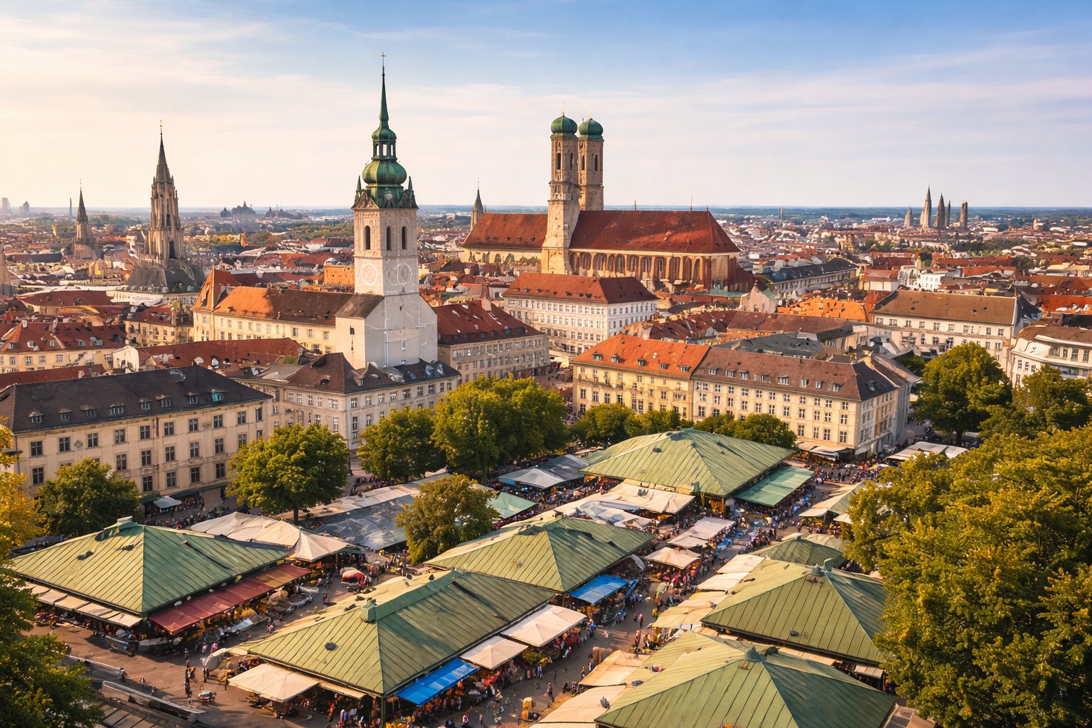 Viktualienmarkt München – Marktatmosphäre
